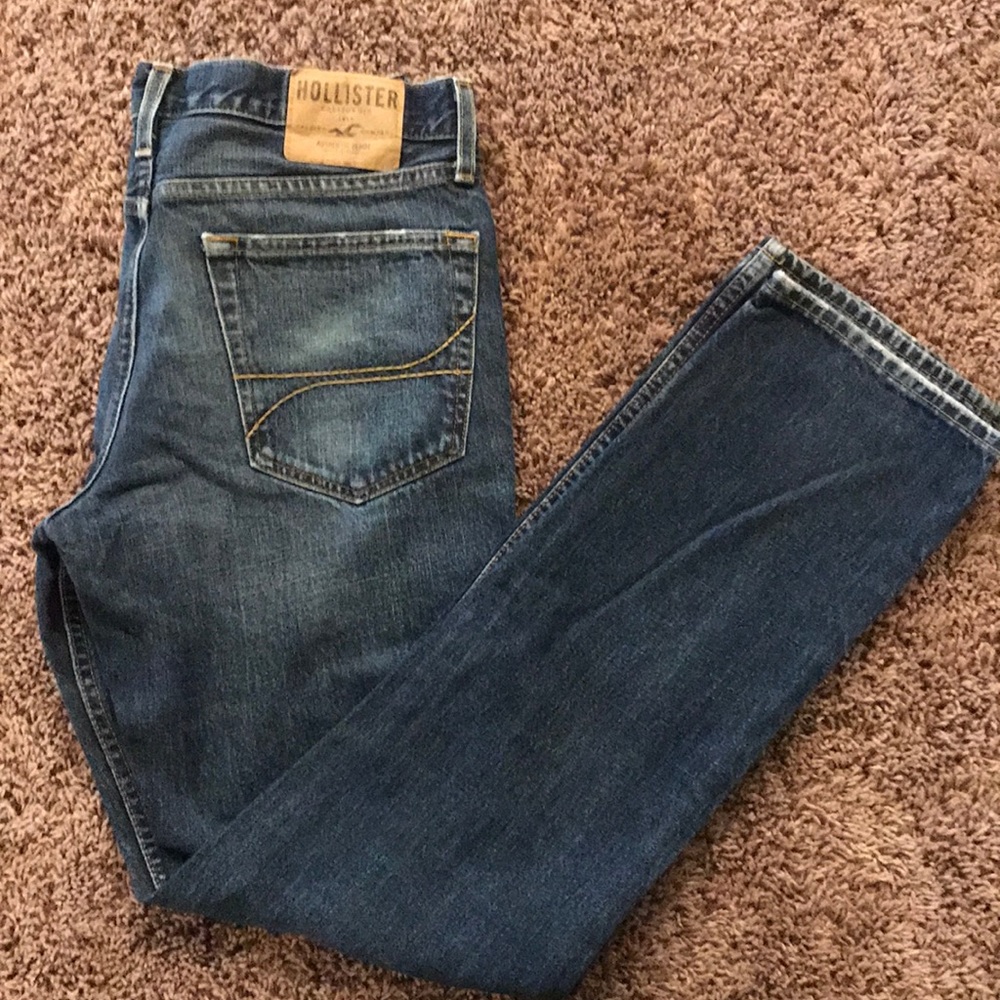 Hollister slim straight jeans w33 X L32